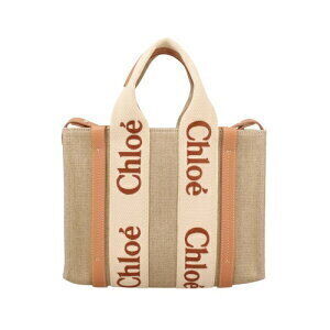Chloe Woody Tote Bag Orange WOODEN